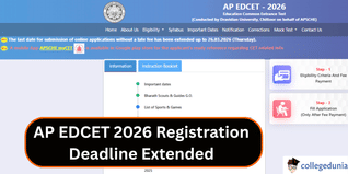 AP EDCET 2026 Registration Deadline Extended; Apply by March 26 @cets.apsche.ap.gov.in